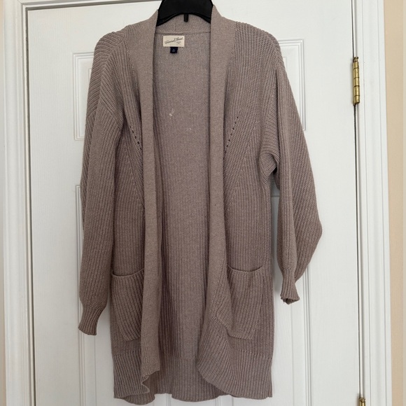 Universal Thread | Sweaters | Universal Thread Taupe Openfront Cardigan ...